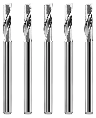 Zdjęcie produktu dla Elzusha - 5 sztuk frezów CNC o średnicy 3,175 mm, przeznaczonych do obróbki różnych materiałów