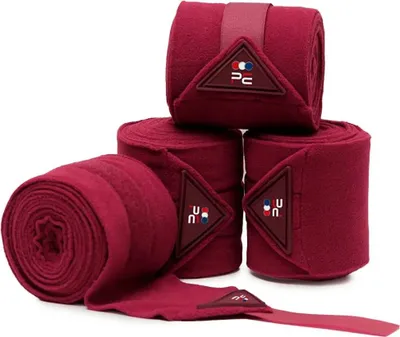 Obrázek produktu pro Premier Equine Polo Fleecové bandáže Červená Červená Jedna velikost