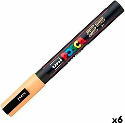 Produktbild von Marker POSCA PC-3M Orange (6 Stück)