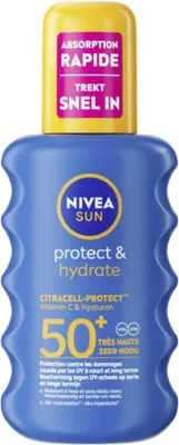 Obrázek produktu pro Opalovací mléko ve spreji Nivea Sun Protect & Hydrate, SPF 50+, 200 ml