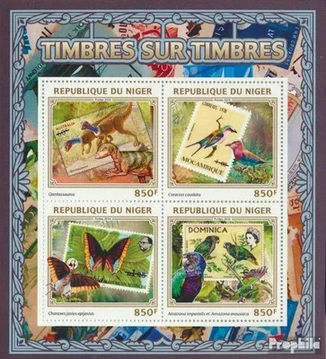 Produktbild von Briefmarken Niger 2016 Mi 4592-4595 Kleinbogen (kompl. Ausg.) postfrisch Briefmarken über Briefmarken