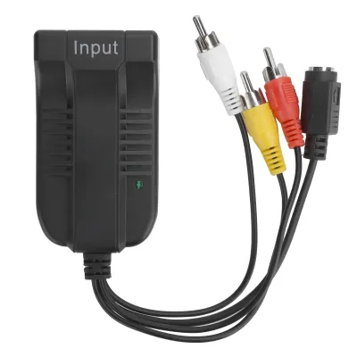 Produktbild von Adapter HDMI do AV, adapter HDMI do CVBS, adapter HDMI do S-Video, konwerter audio wideo, konwerter audio wideo 1080P, konwerter kabli audio wideo