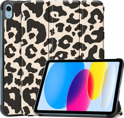 Produktbild von imoshion Design Trifold Klaphülle iPad 11 (2025) 11 Zoll A16 / iPad 10 (2022) 10.9 Zoll - Leopard