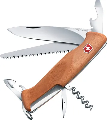 Produktbild von Victorinox RangerWood 55, Messer mit Feststellklinge, Multi-Tool-Messer, 22,5 mm, 163 g