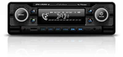 Produktbild von Caliber Autoradio mit DAB+ - USB - Bluetooth® Technologie 4x 75Watt - Retro-Look Schwarz verchromt (RMD120DAB-BT-B)