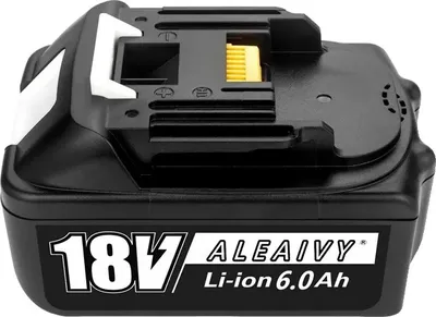 Immagine prodotto di Batterie di ricambio al litio, 6000mAh, agli ioni di litio, compatibili con utensili elettrici, 1 pezzo, capacità 60Ah