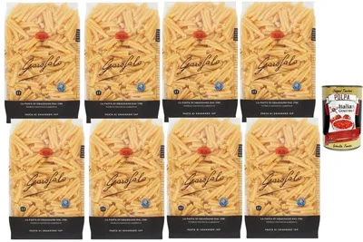 Produktbild von Italian Gourmet Pasta Casarecce 8 x 500 g – Gedrehte italienische Pasta aus Hartweizengrieß, ideal für Pesto, Sugo, Ragù & cremige Saucen, al dente Genuss + Italian Gourmet Polpa
