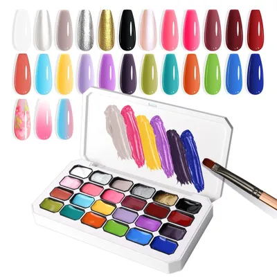 Imagen del producto de Juego de geles para degradado para decoración de uñas