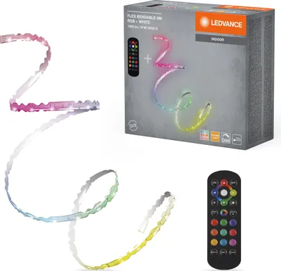 Produktbild von Ledvance LED Strip Streifen Flex 5m 10W 1300lm RGBW 3000K mit Fernbedienung