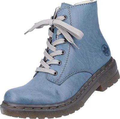 Produktbild von Rieker Boot - Blau Synthetik Größe: 36 Normal