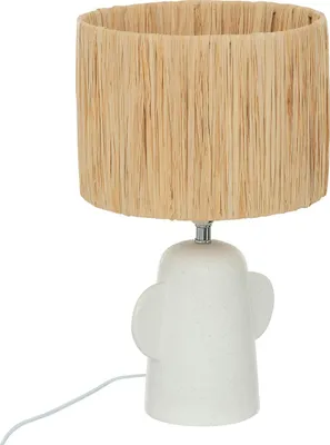 Produktbild von Keramische Tischlampe mit Schirm RAIA, 42 cm