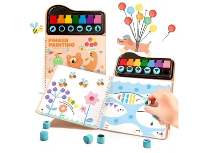 Obrázok produktu pre Kreativbuch - Fingermalerei mit Stempeln