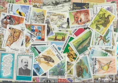 Produktbild von Briefmarken Aserbaidschan 100 verschiedene Marken