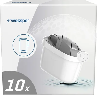 12 Cartucce Filtranti Wessper Per Caraffe - Compatibili Con Brita Maxtra+, Aquaphor A5, Dafi Unimax, Philips