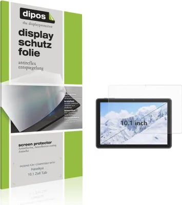 Produktbild von 2x Schutzfolie für Hasskya 10.1 Zoll Tab matt Displayschutzfolie Folie Display Schutz dipos