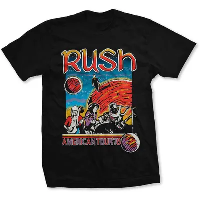 Produktbild von Rush US Tour 1978 Black L T-Shirt