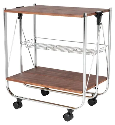 Zdjęcie produktu dla WENKO Wózek kuchenny DINE Serwowanie na kółkach Wózek kuchenny Pomocnik kuchenny Butler