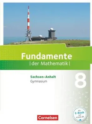 Immagine prodotto di Fundamente der Mathematik 8. Schuljahr - Gymnasium Sachsen-Anhalt - Schülerbuch