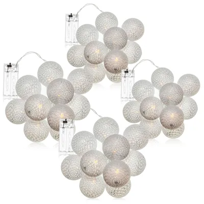 Obrázek produktu pro com-four® řetěz LED světel "Koule", osvětlení s 10 LED diodami