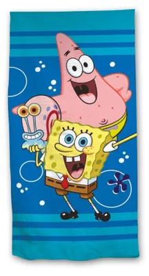 Produktbild von Aymax Spongebob Blau Badetuch 70 x 140 cm