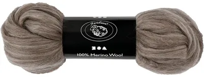 Produktbild von Wolle, Dicke 21 my, Naturgrau, 100 g/ 1 Pck [HOB-46051]