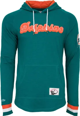 Zdjęcie produktu dla Bluza Mitchell & Ness Slub Jersey Hoody - Miami Dolphins - XXL