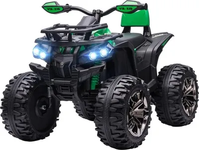 Produktbild von Fortuna Lai Elektroquad für Kinder, Licht & Musikanschluss, 3-8 km/h, für 3-5 Jahre, Grün