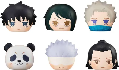 Obrázok produktu pre Megahouse Jujutsu Kaisen Fluffy Squeeze Bread Anti-Stress Figúrky 8 cm Assortment Movie Version (6) MEHO832390