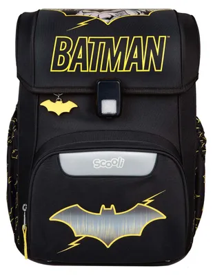 Produktbild von Scooli EasyStart Schulranzen-Set 5-teilig Batman schwarz