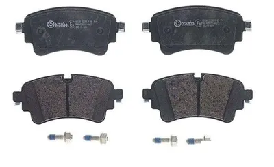 Produktbild von Bremsbelagsatz Scheibenbremse 18 mm BREMBO passend für u.a. AUDI A4