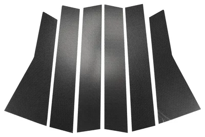 Productafbeelding van Solidchoice - Raamlijst voor Auto Deurpalen, Set van 6 Stuks