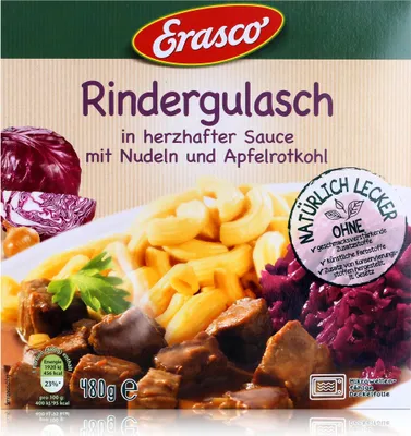 Produktbild von Erasco Rindergulasch 480g Fertigessen (1er Pack)