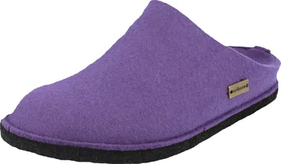 Produktbild von Haflinger Damen Pantoffel Hausschuh Filz Flair Soft 311010, Größe:42 EU, Farbe:Lila