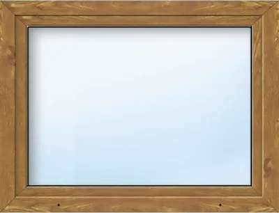 Obrázok produktu pre Plastové okno jednokrídlové ARON Basic biele/zlatý dub 1050 x 850 mm DIN ľavé