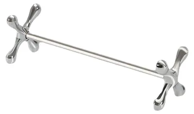 Produktbild von Metallene Essstäbchenablage, Besteckablage, wiederverwendbarer Essstäbchenständer, Essbesteckablage, verhindert das Wegrollen von Löffeln und Gabeln, geeignet für Esstisch, Zuhause, Party, Hochzeit
