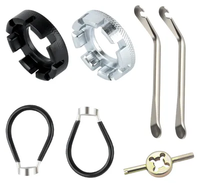 Produktbild von Fahrradspeichenschlüssel-Set, 7-teilig, Reparaturset