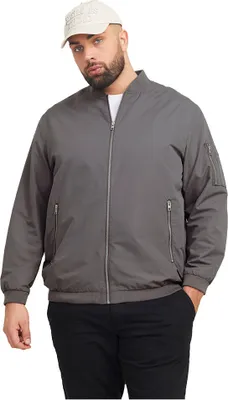 Zdjęcie produktu dla Jack & Jones 12173990_176_XXXL, Bomber, Uni , Dorosły, Zamek błyskawiczny, Poliester, Szary