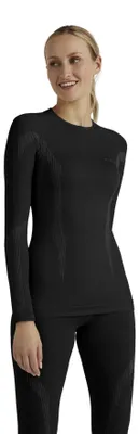 Image de Falke - Sous-vêtement de sport pour femmes, t-shirt à manches longues en laine technique, couleur noire, taille XS