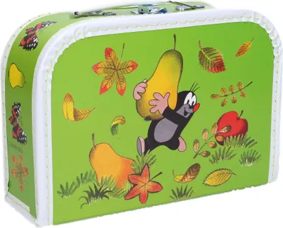 Image de Mallette pour enfants Taupe et poire 25 cm