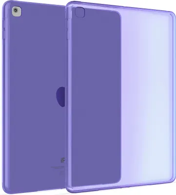 Produktbild von Hülle Kompatibel mit Apple iPad Mini 4 & Mini 5 - Transparent Silikon Cover Case Schutzhülle in Lila