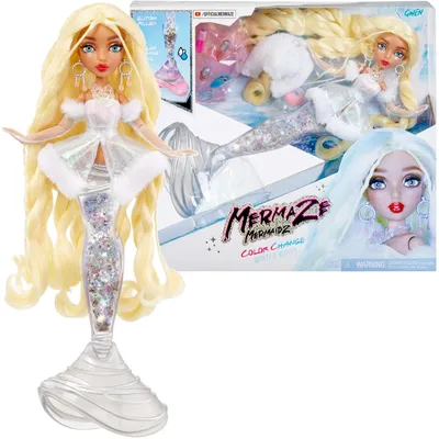 Image de Maremaidz Winter Waves Gwen 35cm Collector's Doll + vêtements et accessoires MGA