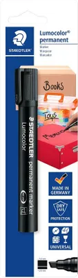 Produktbild von STAEDTLER Marker Lumo perm schwarz BK Organisation 10 Stück