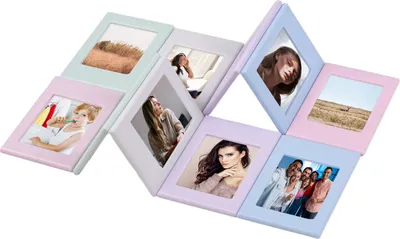 Produktbild von 10 Stueck 3,8 x 2,5 Zoll magnetische Bilderrahmen Mini-Fotorahmen-Set fuer Kuehlschrank, Schliessfach, Buero, Kueche, Schrank, Klassenzimmer, kompatibel mit Fujifilm Instax Mini 7s/ 8/ 9/ 11/ 12/ 25/ 50s/ 70/ 90/ EVO/ NONS SL42