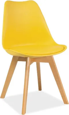 Produktbild von Esszimmerstuhl Küchenstuhl Set Kris gelb 4er Set