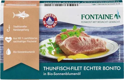 Immagine prodotto di Filetto di tonno skipjack - olio di girasole 120g