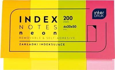 Image de Interdruk Haftnotizen Index Neon