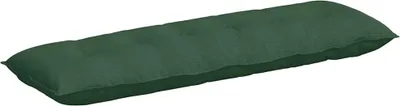 Image de Coussin lombaire vidaXL, vert jungle, 160 x 50 cm, tissu cord