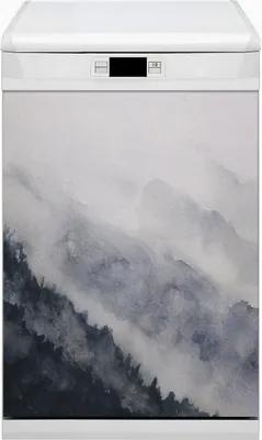 Produktbild von Küche Dekorative Magnete  Magnet Folie für Geschirrspüler 45x80 cm   - Landschaftsberg