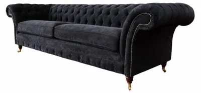 Produktbild von Design Sofa 4 Sitzer Polster Luxus Klassische Textil Chesterfield Sofas