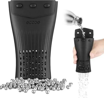 Produktbild von Edelstahl Reinigungsperlen für Dekanter Karaffen Vase Flask, 1200 Kugeln
